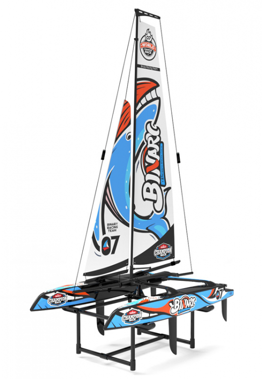 Joysway Binary V3 400mm RTR Catamaran Sejlbåd Sejlbåde Holte Modelhobby