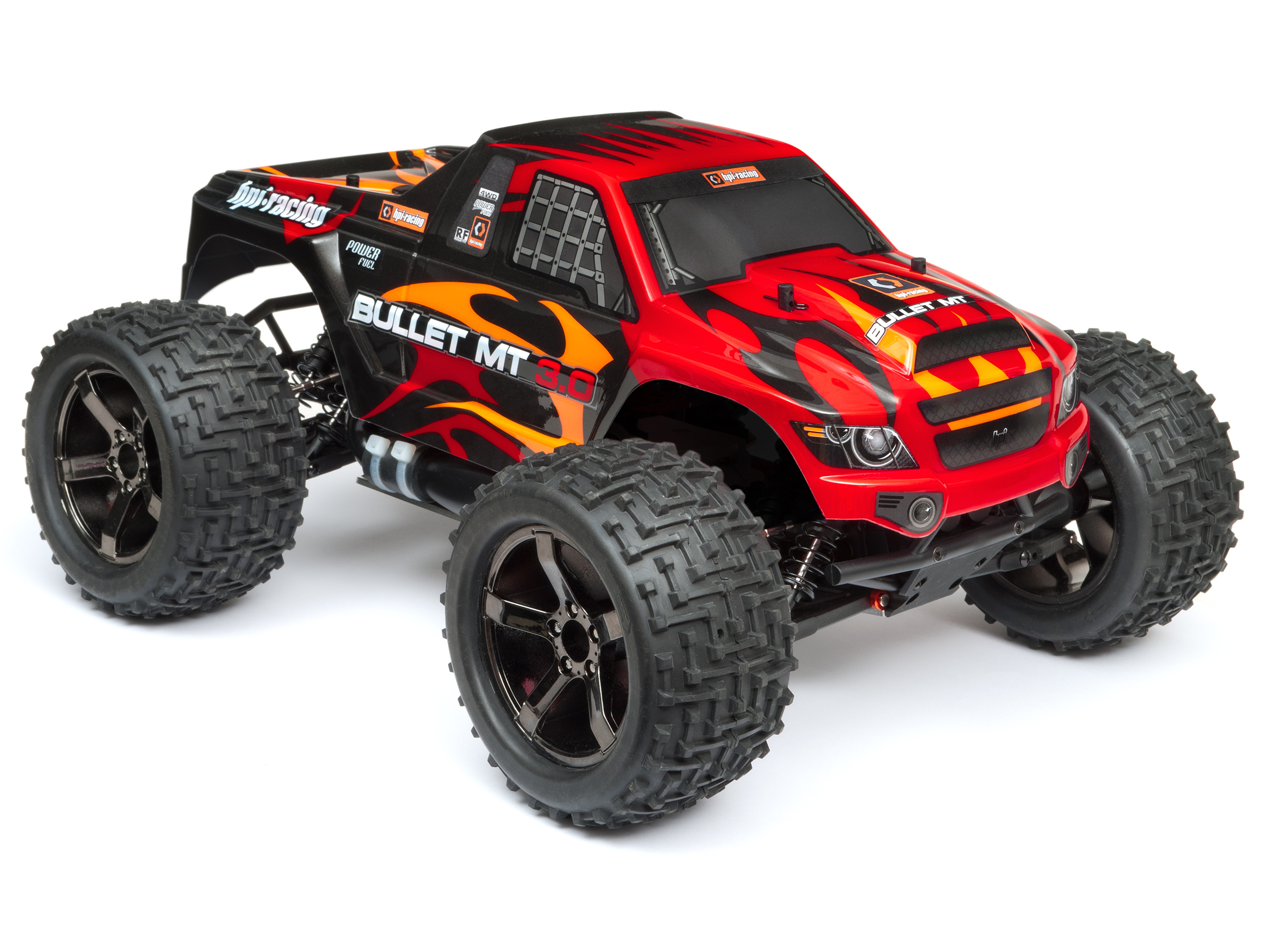 Trimmed And Painted Bullet 3 0 MT Body W HEX Decals HPI Reservedele