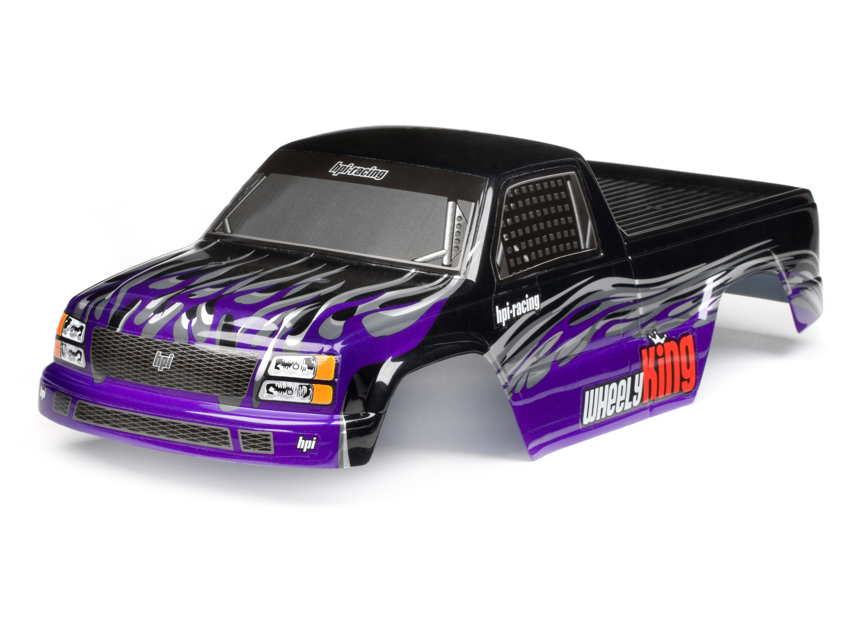 MINI GT 1 TRUCK PAINTED BODY PURPLE BLACK HPI Reservedele Holte