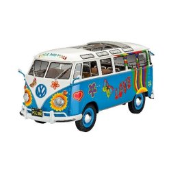 REVELL 1/24  VW T1 Samba Bus Flower Power