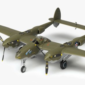 P-38 F Glacier Girl 1/48 Academy
