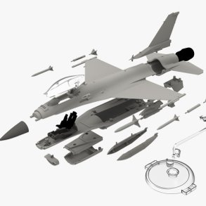 Academy F-16C USAF Multirole Fighter MCP 1/72