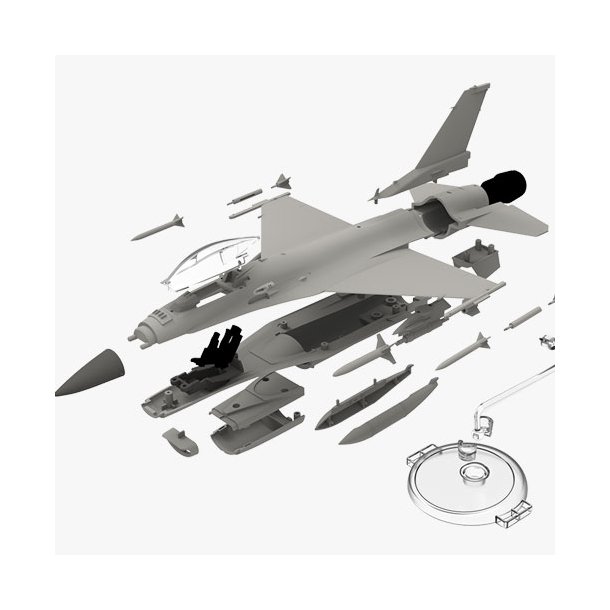 Academy F-16C USAF Multirole Fighter MCP 1/72