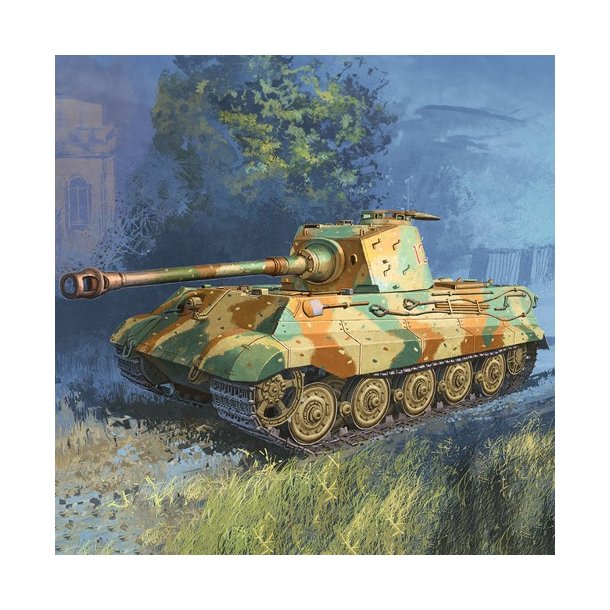 Academy Tysk King Tiger Henschel Turret 1/72 