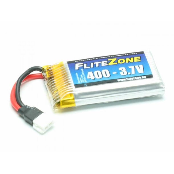 LiPo batteri FliteZone 400mAh 3,7V 