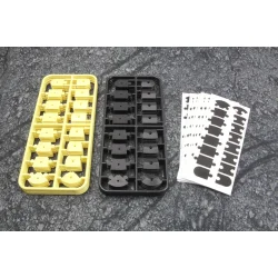 HPI Racing nano-TTR Curb Set - Black and Yellow