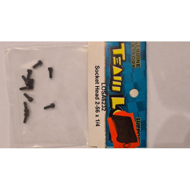 XX4/XXX4 2-56x1/4 inch Socket Head Screw LOSI LOSA6232