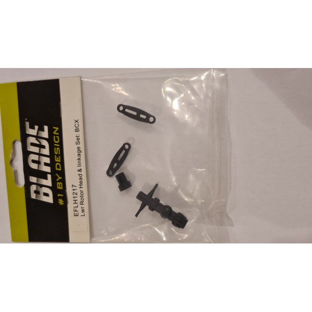 Blade EFLH1217 Lower Rotor Head &amp; Linkage Set: BCX/2/3