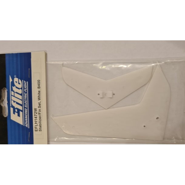 E-flite Blade EFLH1472W Stabilizer/Fin Set, White: B400