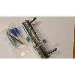 Tsais Dual exhaust Pipe for for T-Maxx 2.5 + 3.3 Chrome