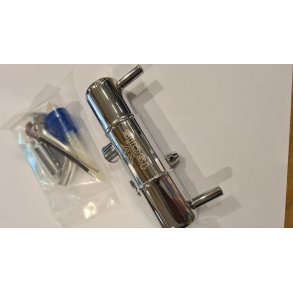 Tsais Dual exhaust Pipe for for T-Maxx 2.5 + 3.3 Chrome