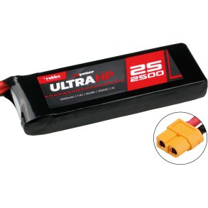 LiPo batteri 2500mAh 7,4V 2S 25C
