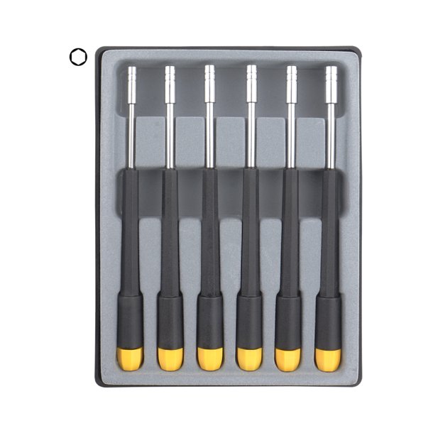 Topnglest 6 stk. M2,0 - 4,0 mm