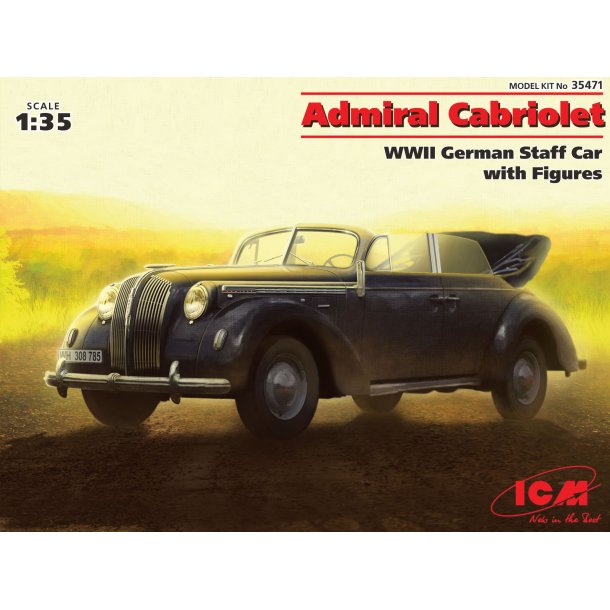 ICM 1/35 Admiral Cabriolet WWII Germin Staff