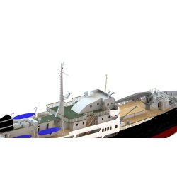 MS Finnmarken 1:60 Kit trbygget Modell-tec 