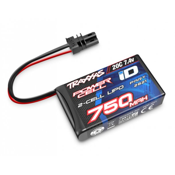 Traxxas Li-Po Batteri 2S 7,4v 750mAh 20C til  TRX-4M 