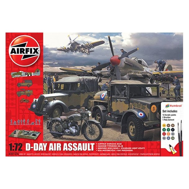 D-Day Air Assault 1/72 Airfix med maling og lim