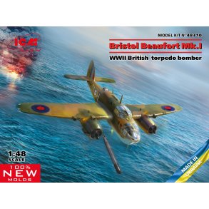 ICM 1/48 Bristol Beaufort Mk.I WWII britisk