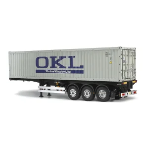 Tamiya 1/14 R/C 40-foot Container 3-Axle Semi-Trailer