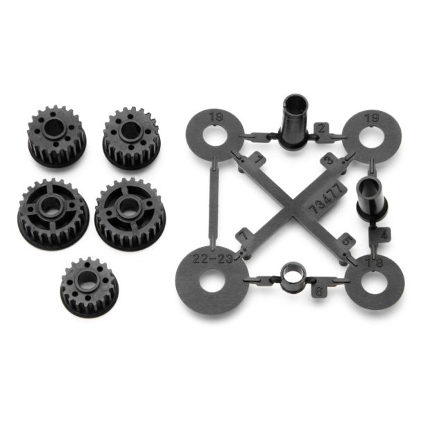HPI 73477 - PULLEY SET 23T/22T/19T/18T R40