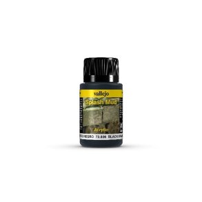 Vallejo Sort sprjte mudder 40 ml.
