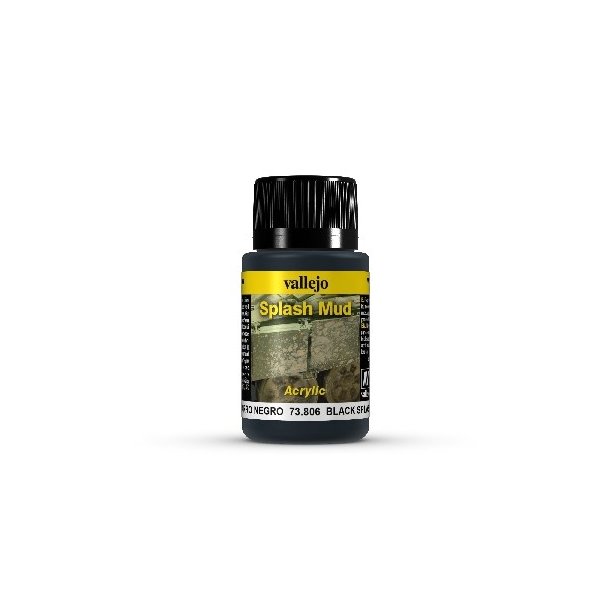 Vallejo Sort sprjte mudder 40 ml.