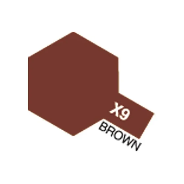 TAMIYA Acrylic Mini X-9 Brown (Gloss)