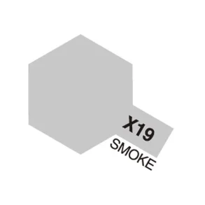 TAMIYA Acrylic Mini X-19 Smoke (Gloss)