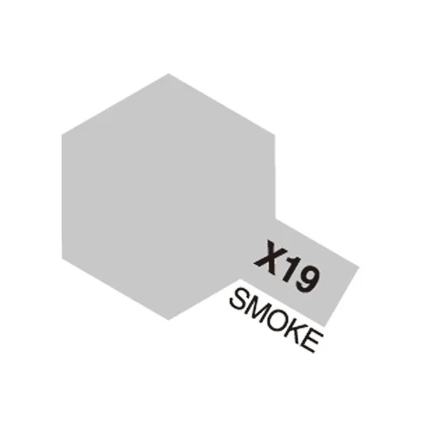 TAMIYA Acrylic Mini X-19 Smoke (Gloss)