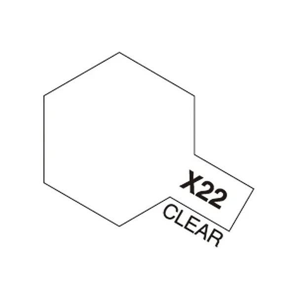 TAMIYA Acrylic Mini X-22 Clear (Gloss)