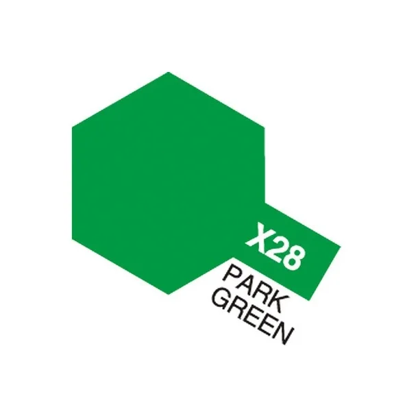 TAMIYA Acrylic Mini X-28 Park Green (Gloss)