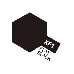 TAMIYA Acrylic Mini XF-1 Flat Black (Flat)
