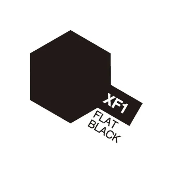 TAMIYA Acrylic Mini XF-1 Flat Black (Flat)