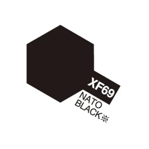  TAMIYA Acrylic Mini XF-69 NATO Black (mat)