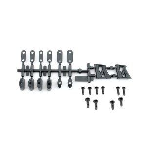 HPI 85193 - WING MOUNT SET (MOLDED PLASTIC/BLACK)