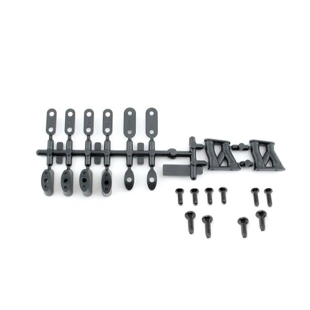 HPI 85193 - WING MOUNT SET (MOLDED PLASTIC/BLACK)