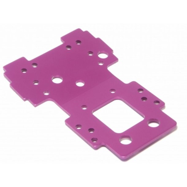 HPI 860067 - BULKHEAD LOWER PLATE 2.5MM (PURPLE) SAVAGE 