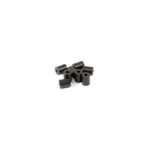 HPI RUBBER TUBE 3 X 8  10MM (SHAPED/BLACK/8PCS) HPI