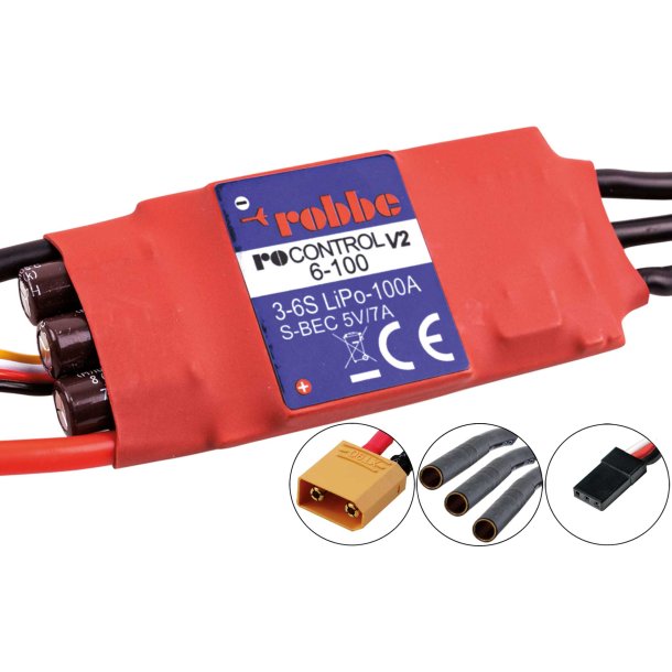 ESC 3-6S 100A m. BEC 5V/7A