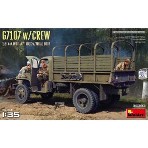 G7107 med mandskab og 1.54x4cargo truck med metal body 1/35