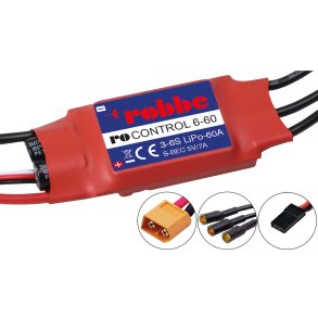 Speed controller 3-6S 60A 5V/7A 