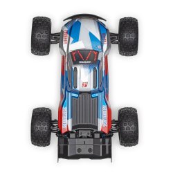 Arrma 1/16 MINI KRATON 3S DSC 4X4 RTR Brushless Speed Truck (batteri &amp; Charger Inkluderet), R�d/Bl�