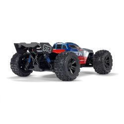 Arrma 1/16 MINI KRATON 3S DSC 4X4 RTR Brushless Speed Truck (batteri &amp; Charger Inkluderet), R�d/Bl�
