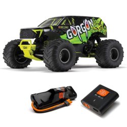 Arrma Gorgon brushed Monster Truck 1/10 4X2 MEGA 550  RTR med batteri og usb lader