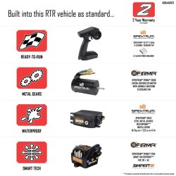 Arrma 1/8 Mojave 4x4 4S BLX Desert Truck RTR, bl