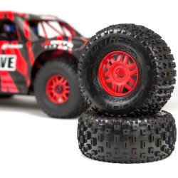 Arrma Mojave 6S V2 4WD BLX Desert Truck with Spektrum Firma RTR, RED/Black