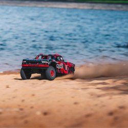 Arrma Mojave 6S V2 4WD BLX Desert Truck with Spektrum Firma RTR, RED/Black