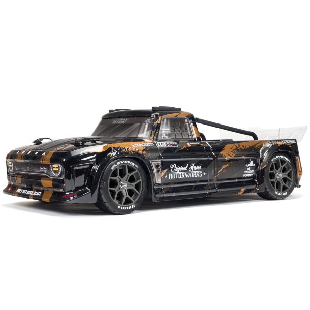 Arrma INFRACTION 4X4 3S BLX 4WD All-Road Street Bash Resto-Mod Truck RTR, Gold