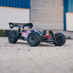 ARRMA 1/8 TLR Tuned Typhon 4WD Roller Buggy, Pink/Purple