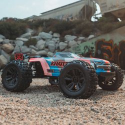 Arrma 1/8 KRATON 6S V6 4X4 RTR Brushless Speed Truck, Bl/Orange